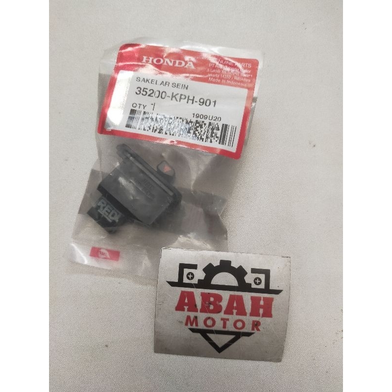TOMBOL Switch Unit Winker ปุ่มไฟเลี้ยว Honda Karisma Supax125 35200KPH901