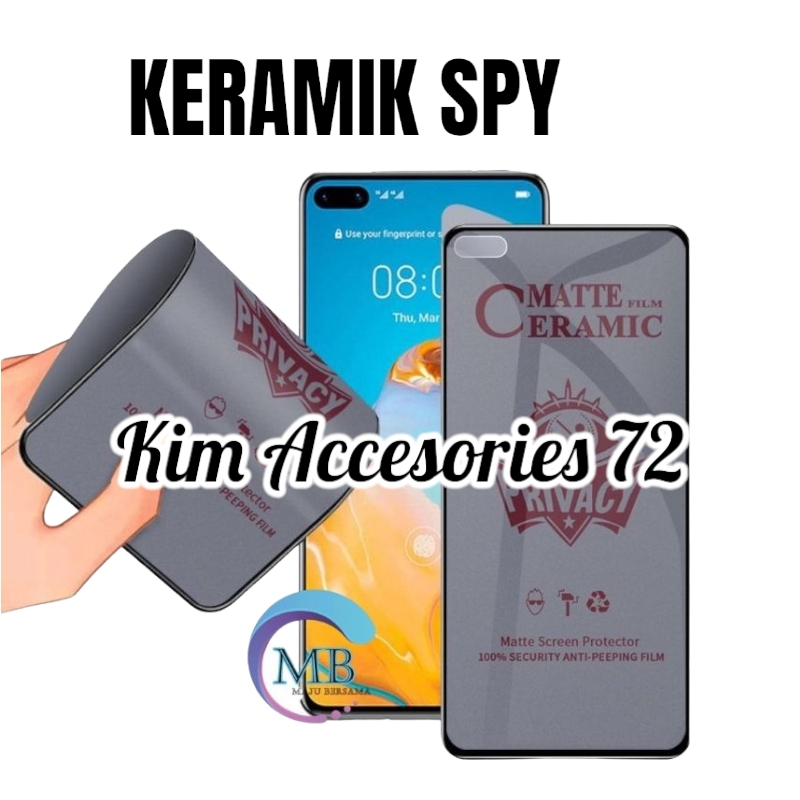 ANTI-SCRATCH REALME NOTE 60 / REALME NOTE 60X / REALME NOTE 70 - ANTI-SCRATCH ANTI- PRIVACY CERAMIC 