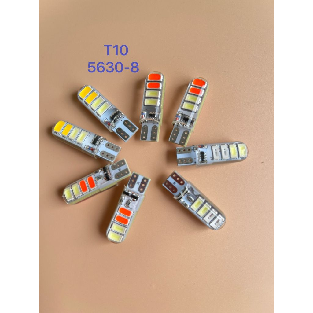 T10 5630-8 ไฟเลี้ยว LED รถยนต์รถจักรยานยนต์