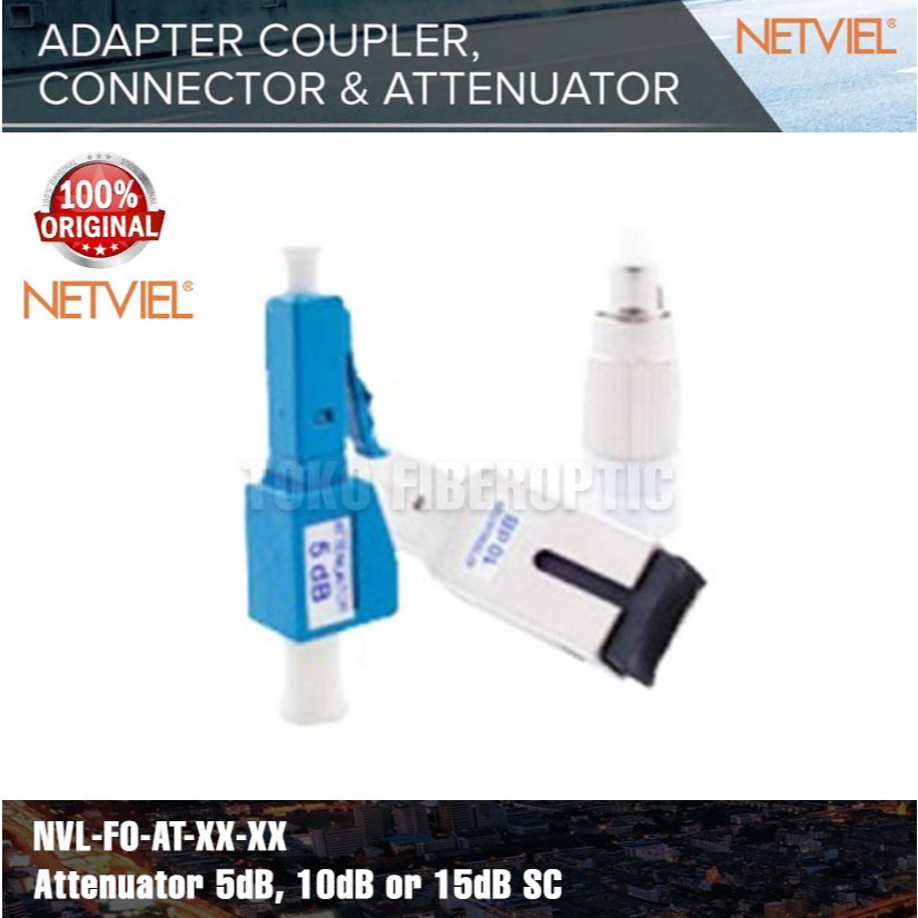 NETVIEL Attenuator 5dB, 10dB หรือ 15dB SC NVL-FO-AT-XX-XX