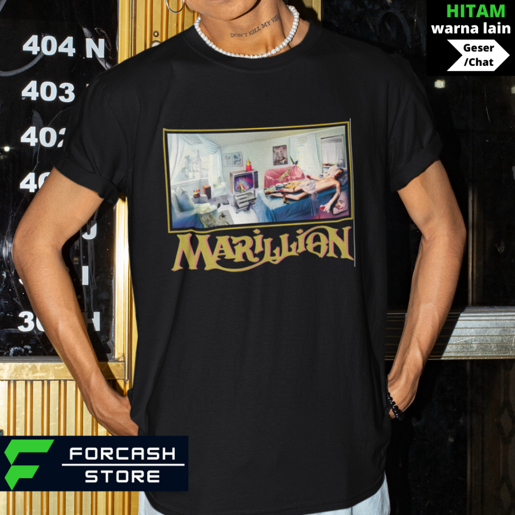 MARILLION BAND เสื้อยืด MUSIC เสื้อยืด BIGSIZE JUMBO T-SHIRTS S-7XL เสื้อยืดพรีเมี่ยม CHILDRENS READ