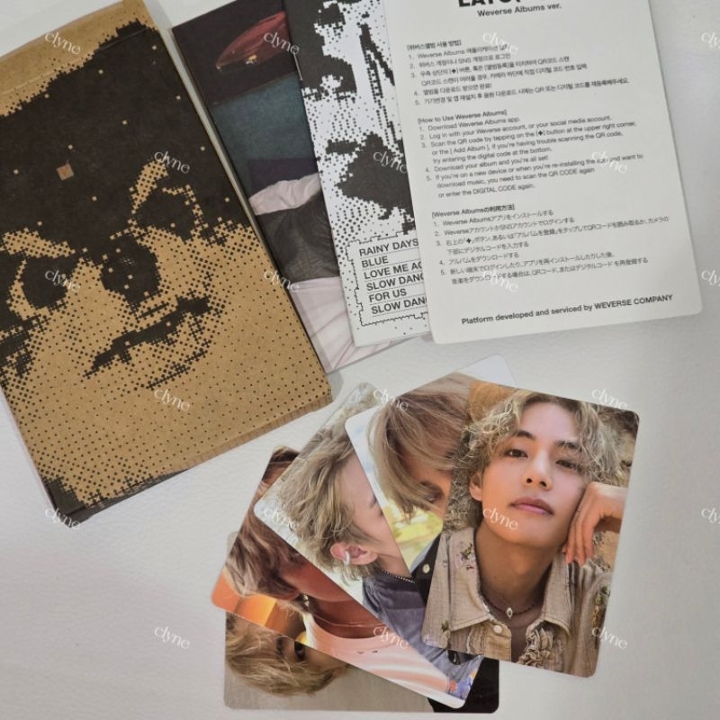 Sharing Album V Taehyung Layover Weverse