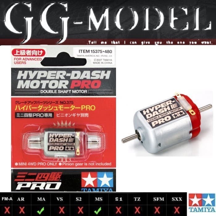 TAMIYA 15375 DINAMO HYPER DASH MOTOR PRO