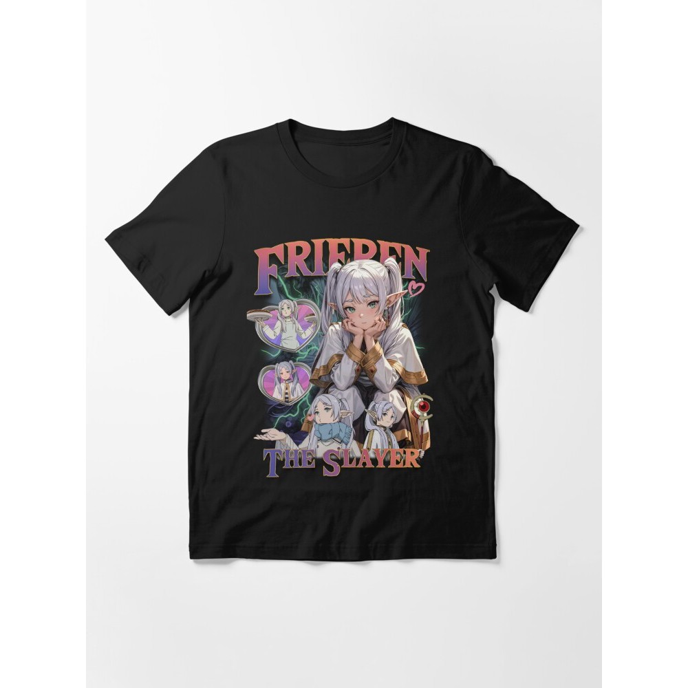 เสื้อยืดธรรมดา Frieren Vintage Bootleg