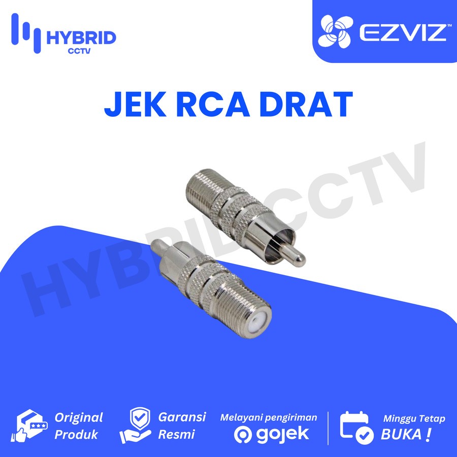 RCA CONNECTOR JEK CCTV THEAD CABLE RG59 RG6