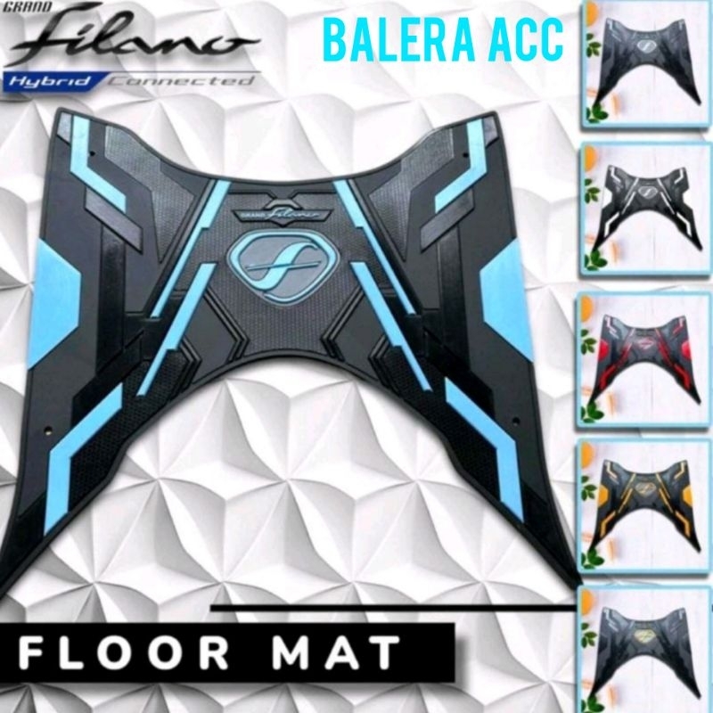 พรมมอเตอร์ไซค์ Yamaha Grand Filano, พรมพักเท้า Filano 125, พักเท้า Grand Filano 2023, 2024 V2