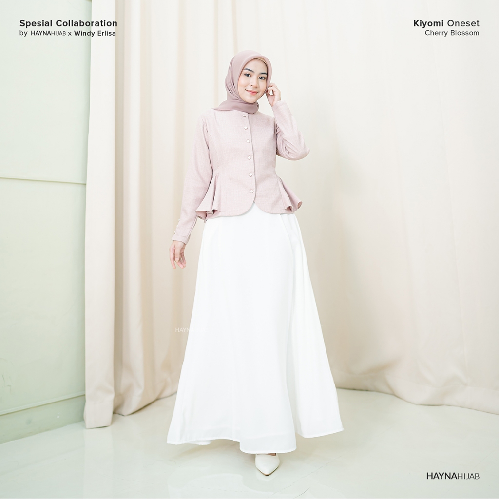 HAYNA X Windy Erlisa Kiyomi One Set Blouse Skirt (ทุกสี) - ชุดสูทผู้หญิง Top Blazer Suit Skirt