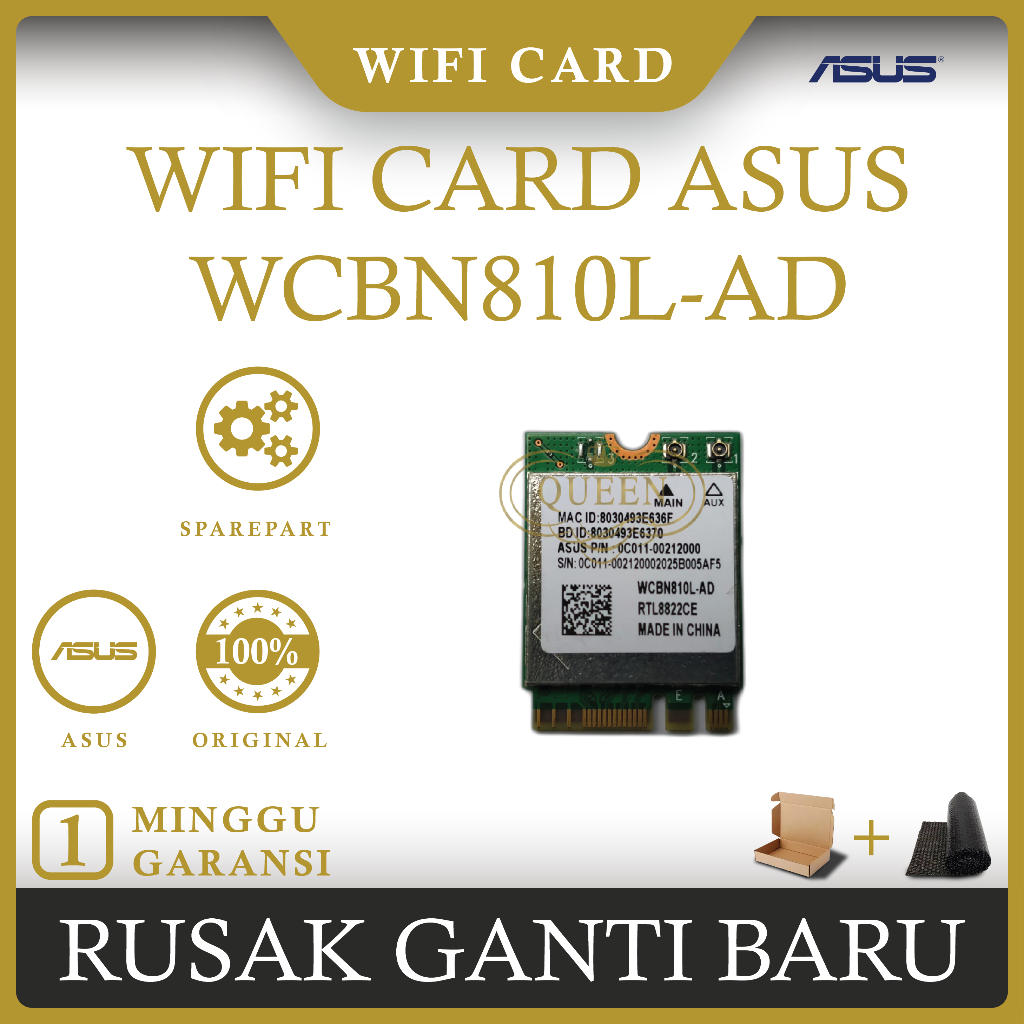 WIFI CARD แล็ปท็อป ASUS CM3200 (WCBN810L-AD) ต้นฉบับ