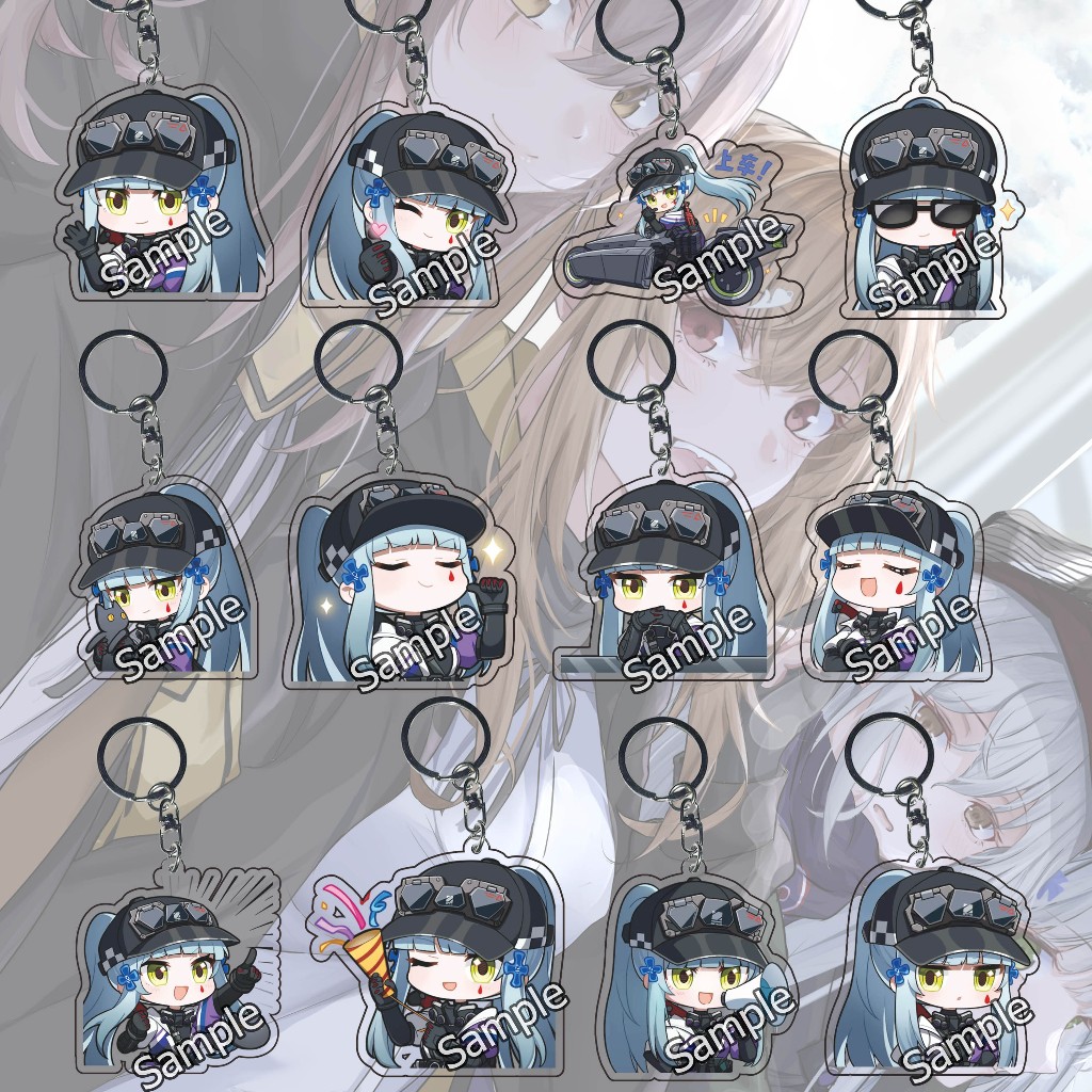 Girls Frontline Klukai HK416 พวงกุญแจอนิเมะ - ของที่ระลึก - อะนิเมะ