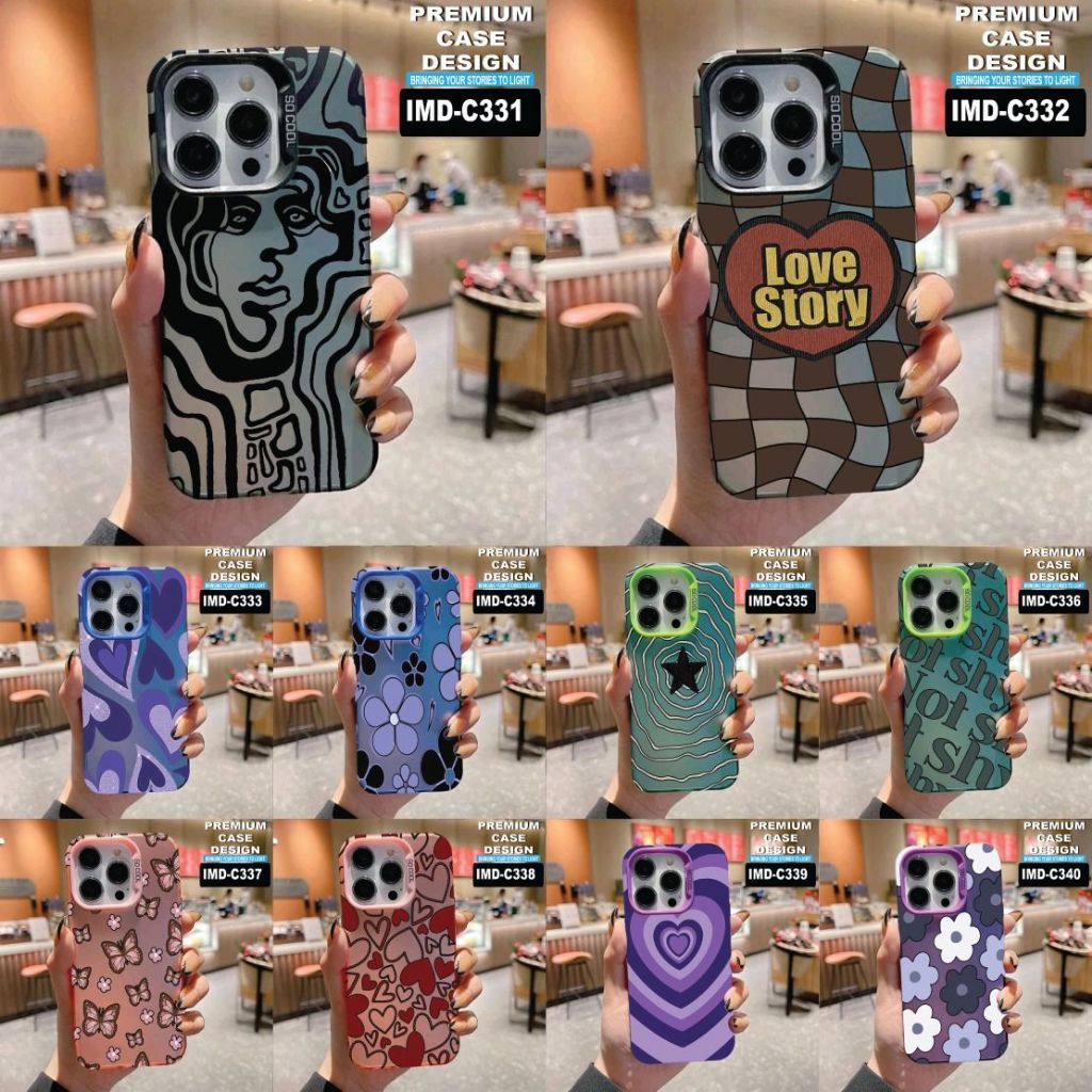 IPHONE 6/IP 6+/IP 7/IP 8/IP 7+/IP 8+ ⭐️ CASE MOTIF CODE IMD C331- C340 CHECK DESCRIPTION VENUS ACC