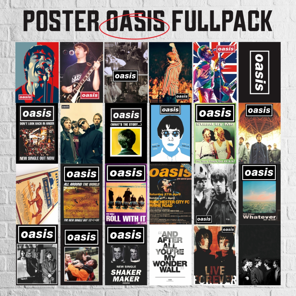 โปสเตอร์ Oasis Full Pack ส่วนใหญ่สมบูรณ์