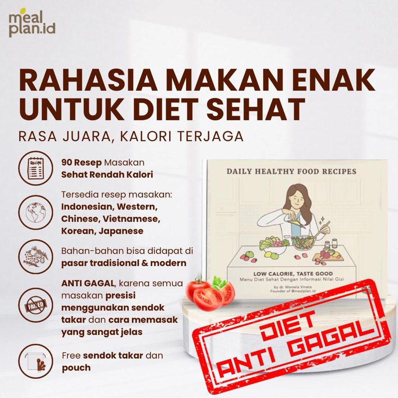 HEALTHY FOOD RECIPE BOOK @melplan.id