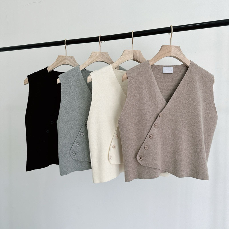 JEAN VEST Black - COTTONTREN PEKANBARU