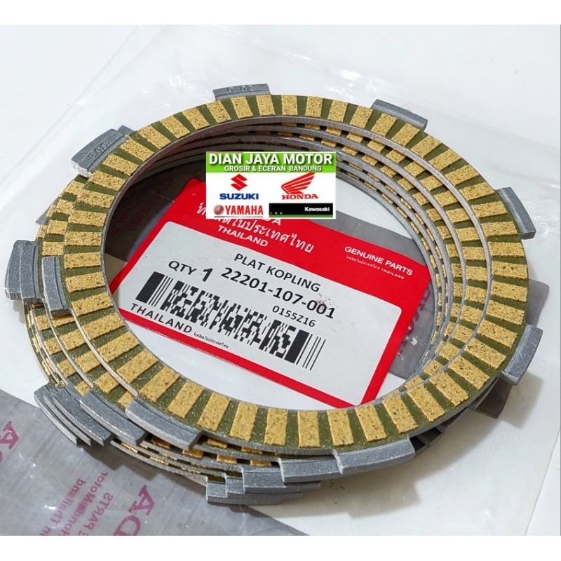 Thailand Kampas kopling 107 Glpro Klx  gl100 gl125 gl pro mega pro mega pro new verza cb150r old