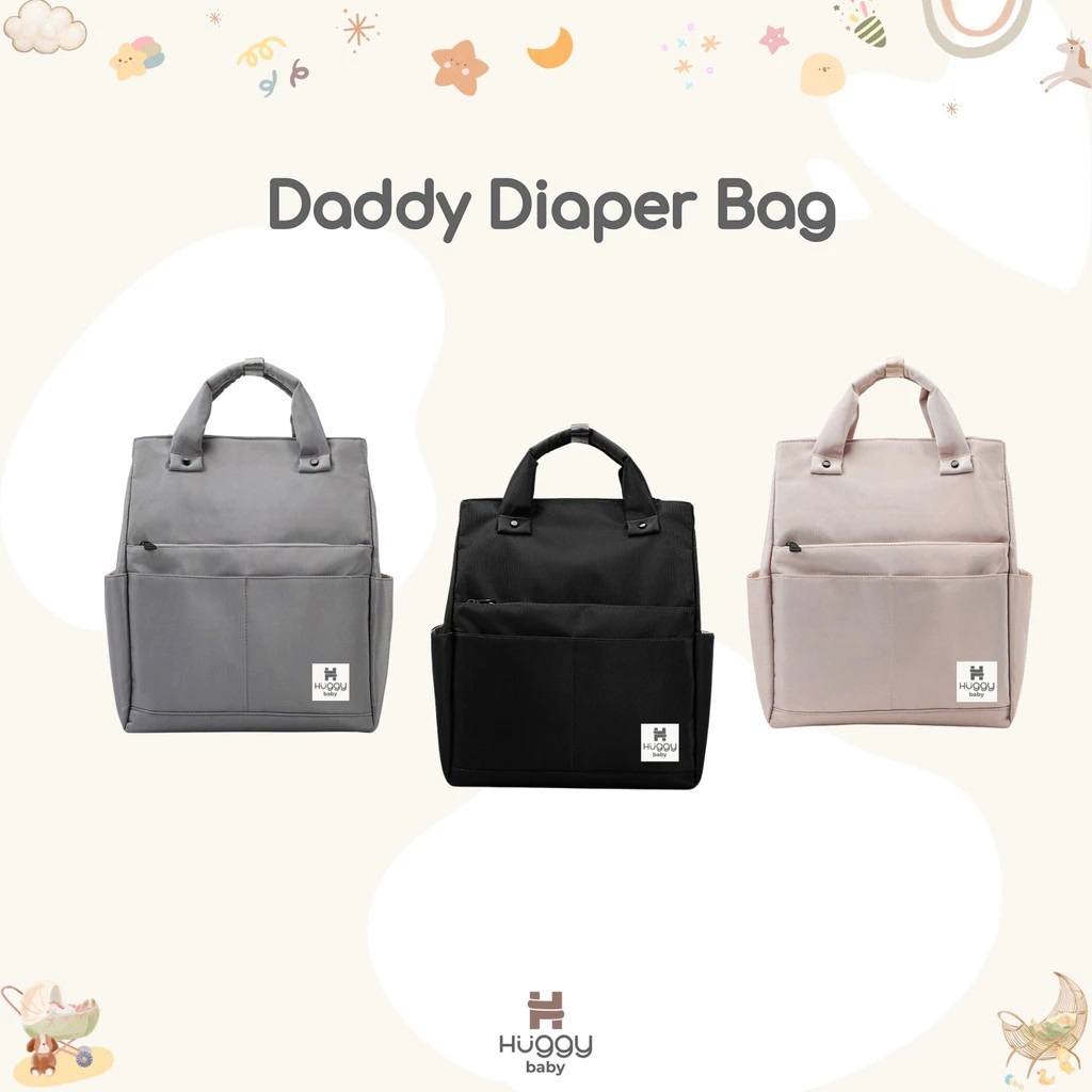 Huggy Baby BAG08 กระเป๋าผ้าอ้อมพ่อ | กระเป๋าผ้าอ้อมเด็ก - ข101041