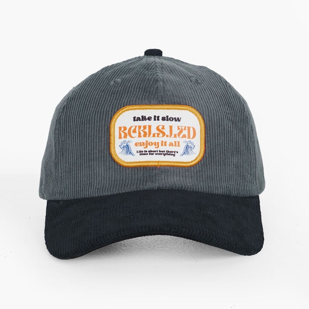 RCKLS. หมวกแก๊ปโปโล | Rckls Take It Slow Corduroy หมวกผู้ชาย