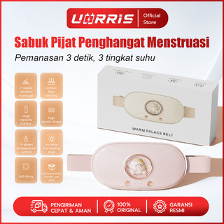 UORRIS Penghangat Perut Pereda Nyeri Haid Bantal Pemanas Elektrik Sabuk Penghangat Perut Alat Pereda Nyeri Haid Heating Pad Kompres Perut Menstruasi