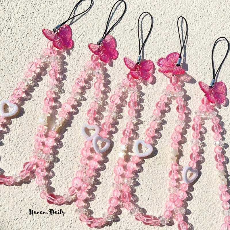 HP GANTUNGAN รหัส 3) Aesthetic Bracelet Phone Holder/Phone Strap/Phone Strap Bead/Phone Strap