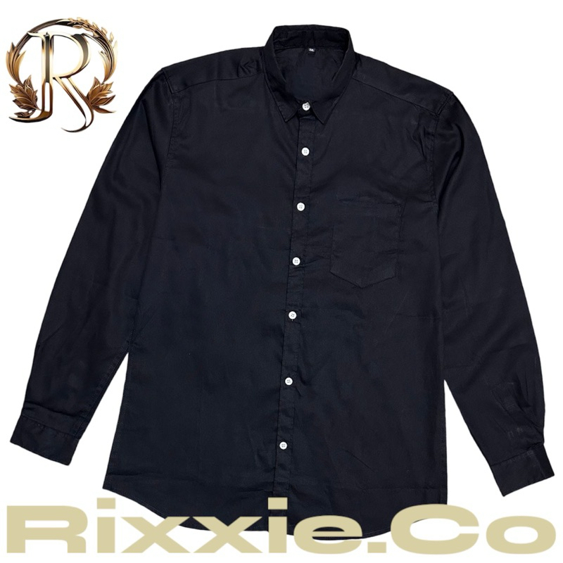 Kemeja Rixie.co | พรีเมี่ยมผู้ชาย& 39;S PLAIN LONG SLEEVED SHIRT | เสื้อเชิ้ตลําลองแขนยาวธรรมดา MEN&