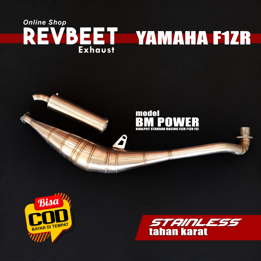 ท่อไอเสีย FIZ F1Z F1ZR ชนิด BM Power Stainless
