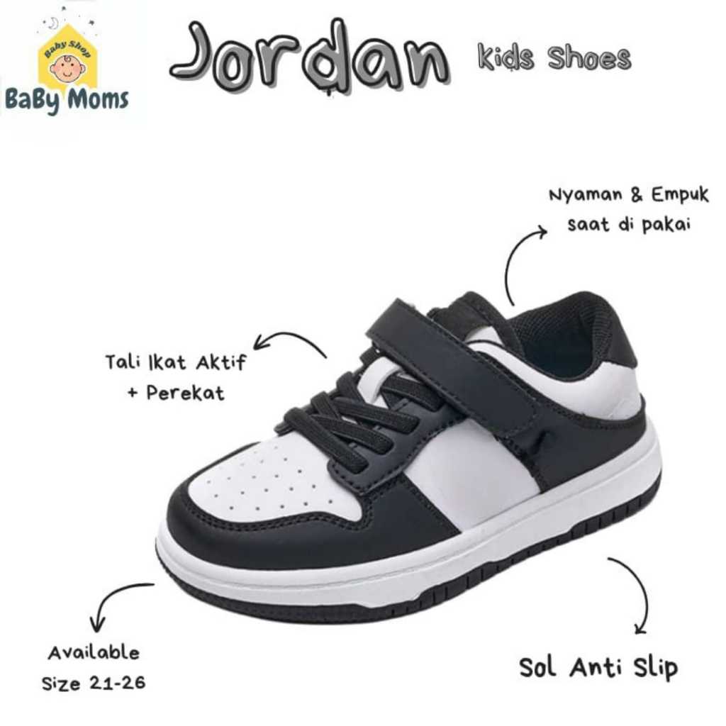 Babymoms - รองเท้าผ้าใบเด็กผู้ชายเดินรองเท้าแตะเด็กรองเท้า BBSA010 JORDAN