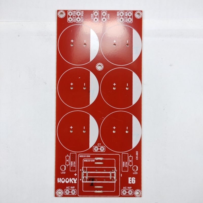 PCB POWER SUPPLY PSU 6 ELKO HOOCKY