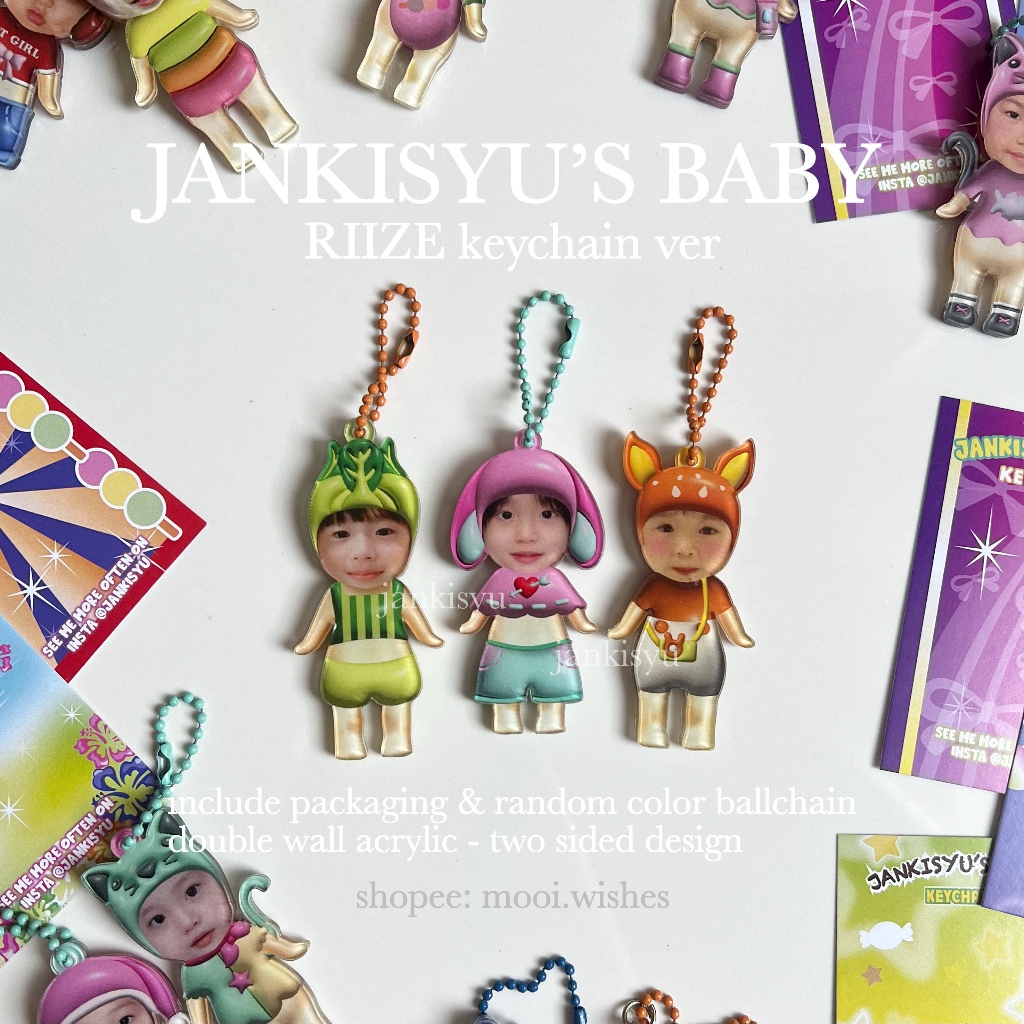 Jakisyus Baby Riize ver Bag Charm พวงกุญแจอะคริลิค Sonny Angel