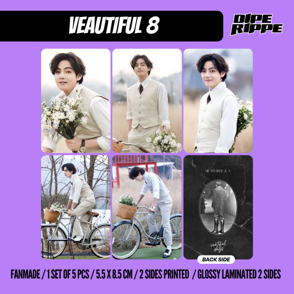 Bts PHOTOCARD - ฉันตัวเองและ VEAUTIFUL DAYS V KIM TAEHYUNG