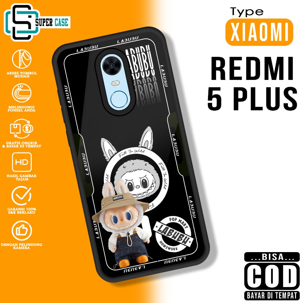 XIAOMI REDMI 5 PLUS SuperCase Motif Case [LBB1] ล่าสุด Casing Softcase Hardcase กระจกมัน