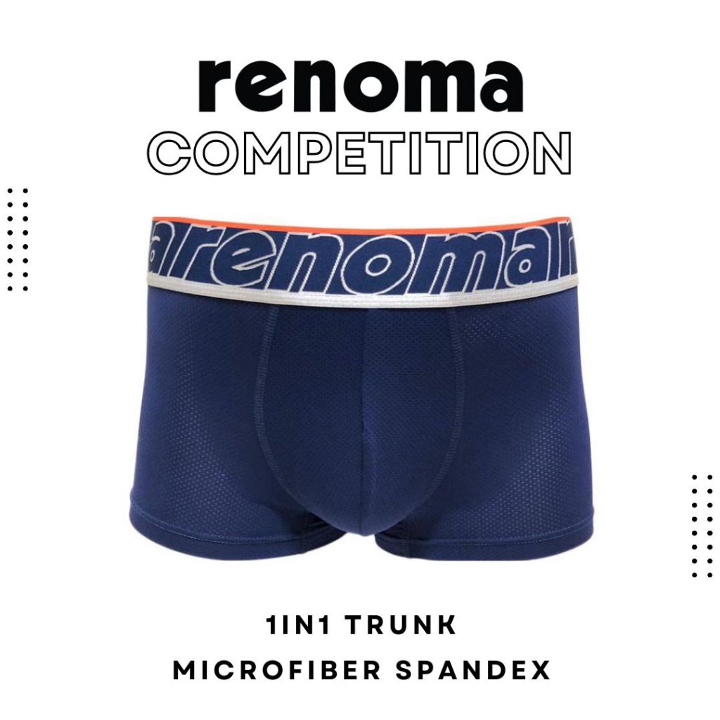 Renoma Competition Sport Trunk 9111 - กางเกงชั้นในชายเดี่ยว& 39;s