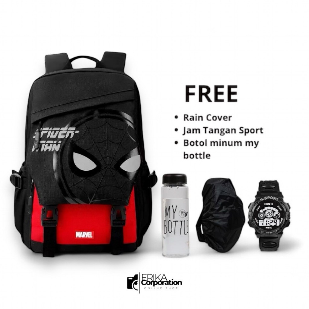 ERIKA.CRP - AVENGER BACKPACK | AVENGER SERIES CHILDRENS SCHOOL BAG พร้อมผ้าใบกันน้ํา