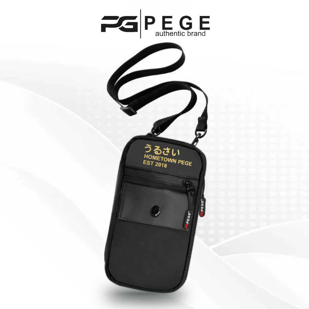 HP Sling Bag Hanging Wallet PEGE Ernosh Mens Mini Waterproof Mobile Phone Sling Bag - PG 9074