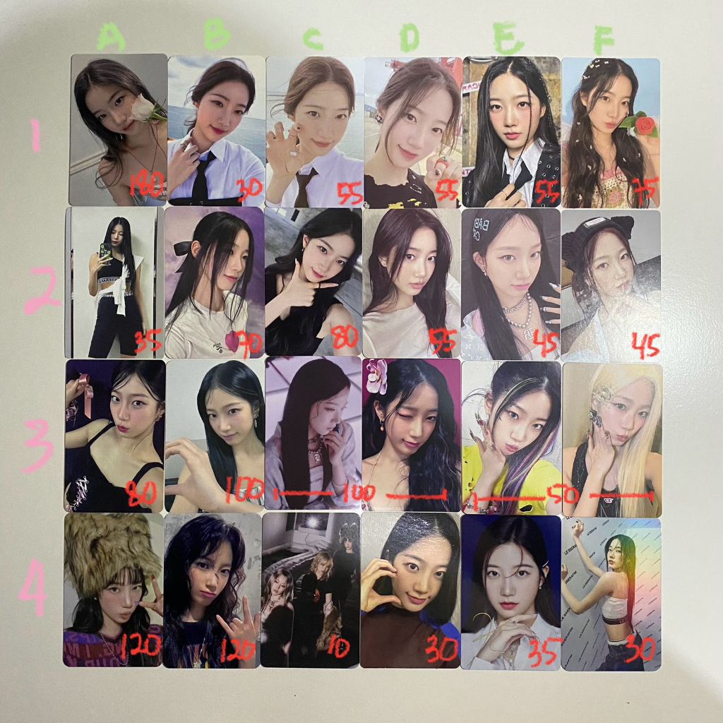 [ OFFICIAL ] kazuha le saserafim pc photocard fankit อัลบั้ม pub antifragile fearless unforgiven wev