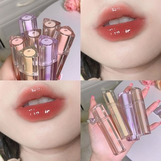 [COD]CAPPUVINI Lip Gloss Iced Tea Jelly Tint Lipstik Glossy Water Mirror Lip Glaze Iced Tea Mirror