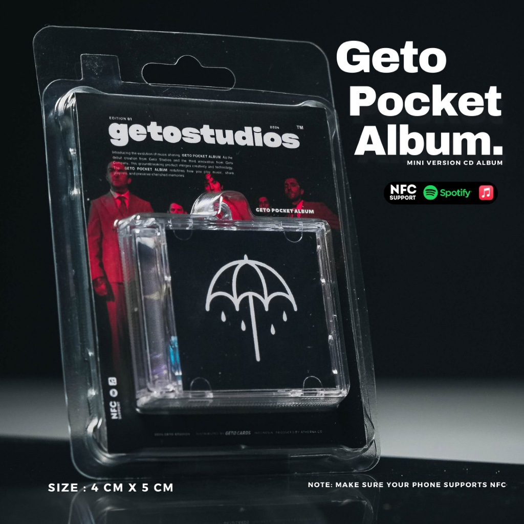 Bring Me the Horizon NFC Pocket Mini Album - พวงกุญแจอัลบั้มขนาดเล็ก NFC - อัลบั้มซีดีขนาดเล็ก Gato Studios
