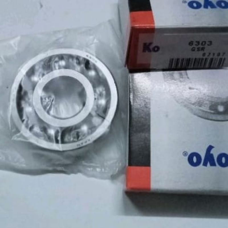 แบริ่งแบริ่ง 6303 ORIGINAL koyo japan แบริ่ง 6303 koyo japan ไม่มีฝาปิด