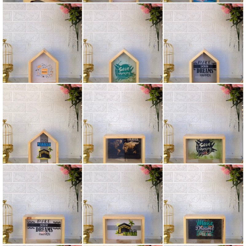 SAVING MONEY BOX BOX BOX & HOME