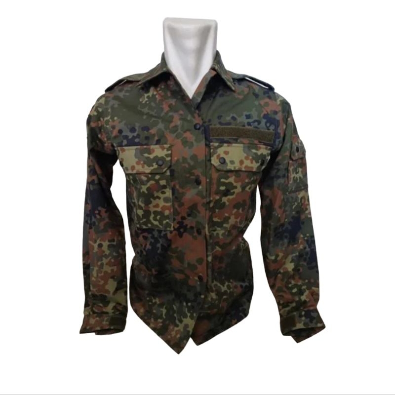 KATUN KEMEJA เสื้อ BDU PDL ของเยอรมัน สินค้าใหม่ Pt Sritex Sukoharjo โกดัง ถอดประกอบ- รักแร้กว้าง 50
