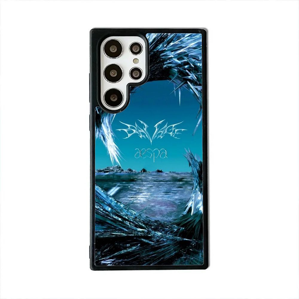 Aespa savage 02 Case Samsung S24 S23 S22 S21 S20 FE Ultra Plus A55 A35 A25 A15 5G Casing