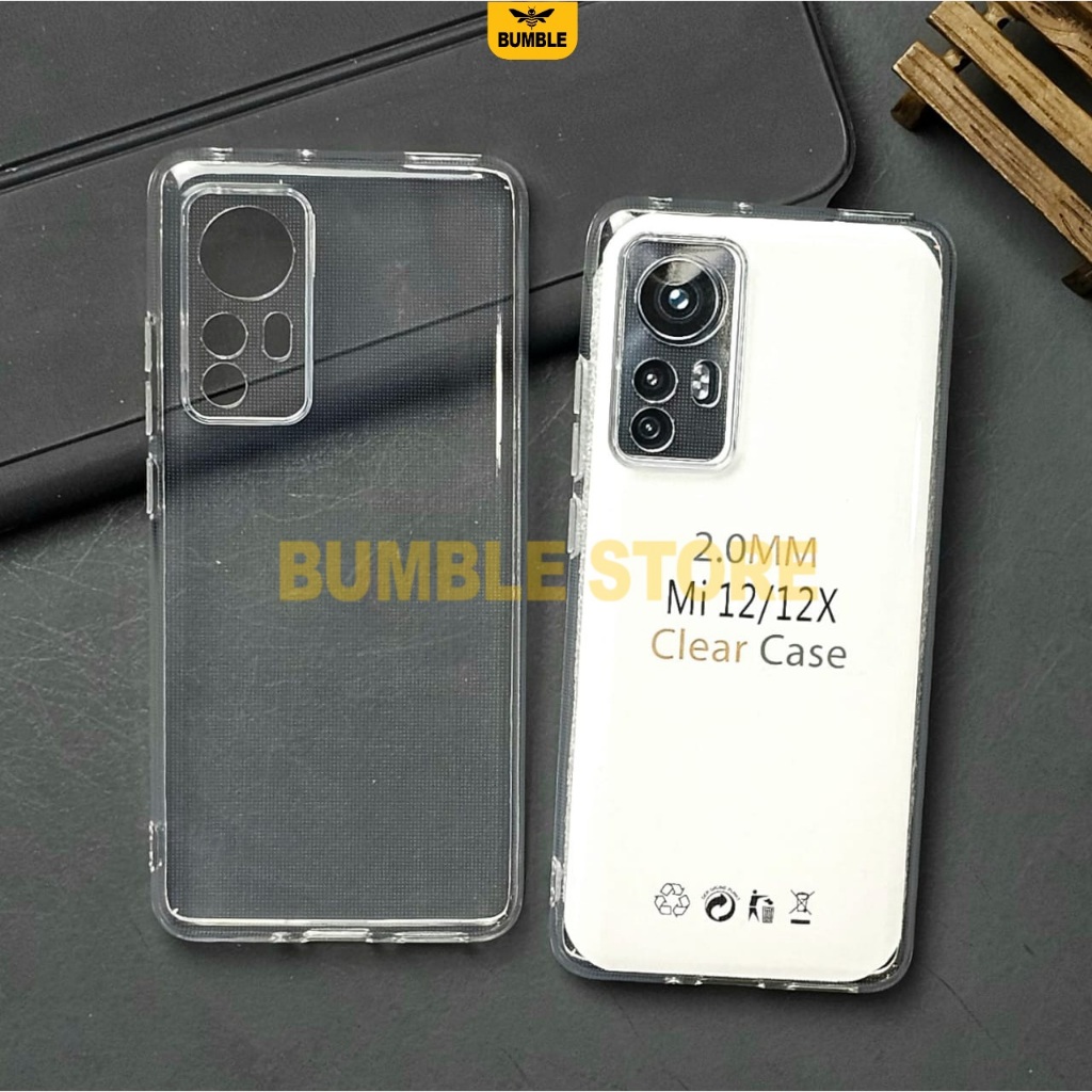 Bumble - Xiaomi 12 Xiaomi 12 Lite Xiaomi 12 Pro Xiaomi 12T Xiaomi 12T Pro Softcase Clear Case Bening