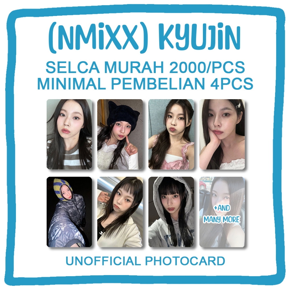 นาที. สั่งซื้อ 4PC [UNOFFICIAL PC] NMIXX - KYUJIN