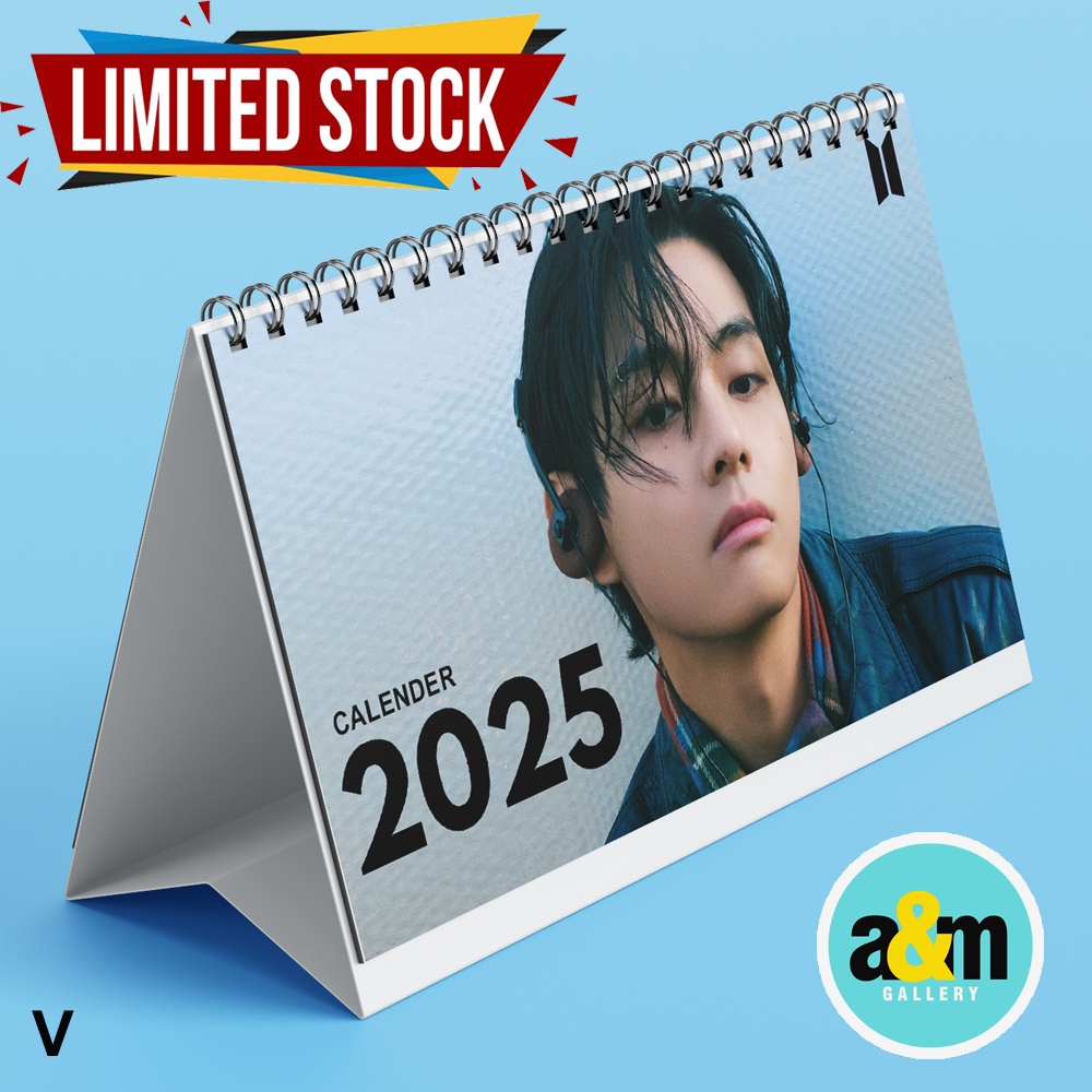 A&m Kim Taehyung V BTS ปฏิทิน ปฏิทินตั้งโต๊ะ 2025 ปฏิทิน K-POP ปฏิทิน
