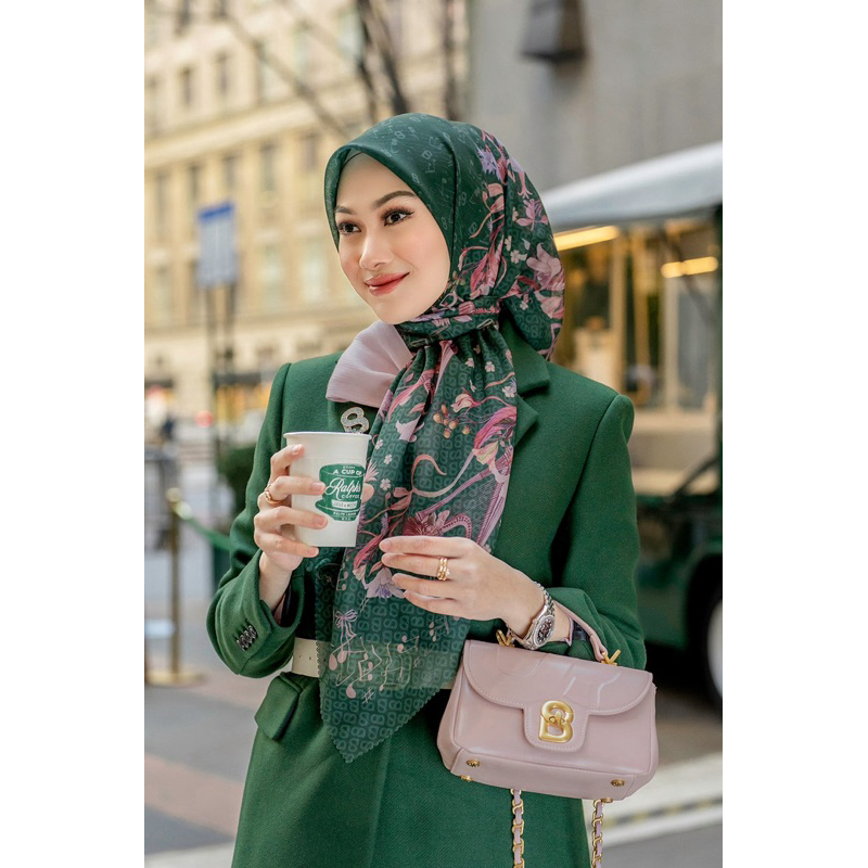 PRELOVED NADA BUTTONSCARVES RECTANGULAR HIJAB