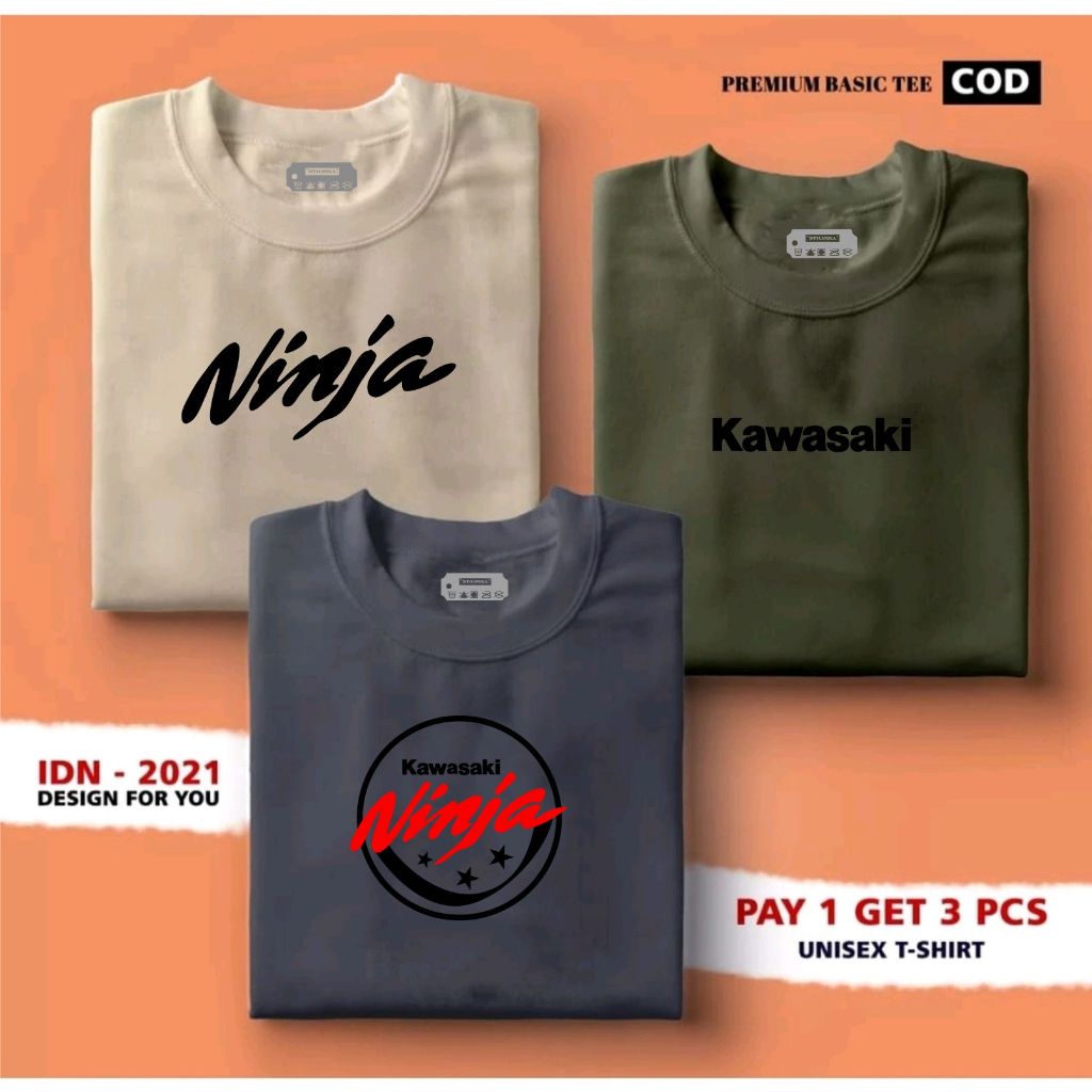 ซื้อ 1 หรือ 3 ชิ้น Harapan Store Jaya - เสื้อยืด Distro ผู้ชาย - ผ้าฝ้าย 100% Combed 24S Distro เสื้