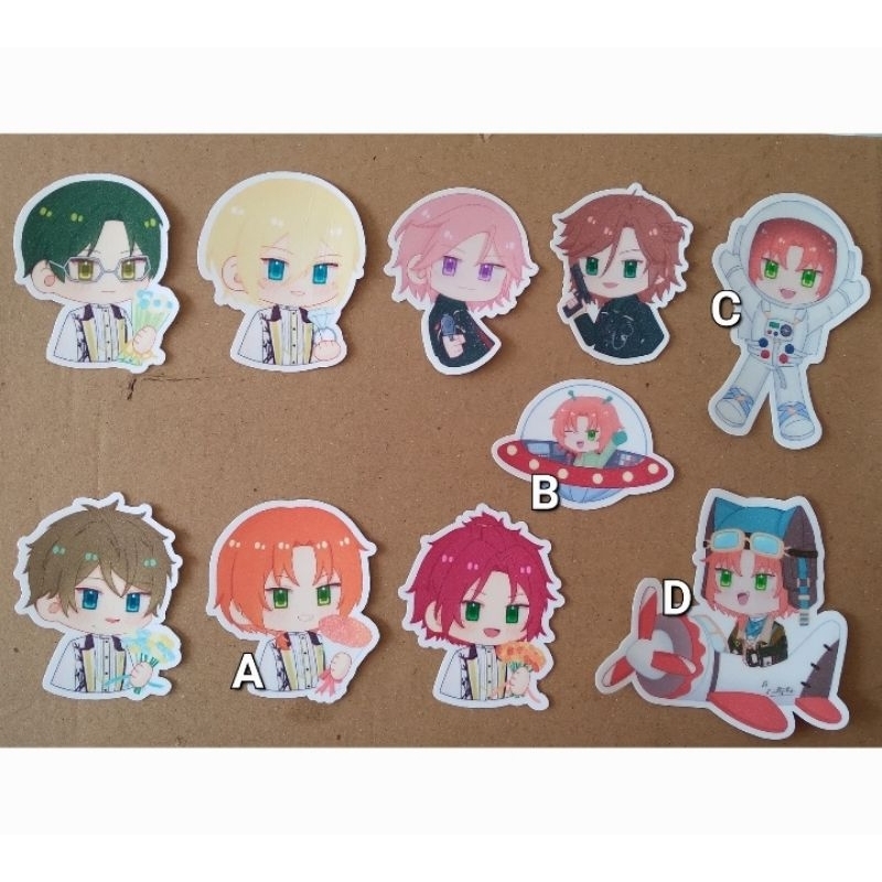 แหวนสติ๊กเกอร์ Fanmerch Ensemble Stars.A.Bell, Double Face, Tsukiaga Leo