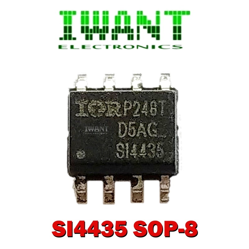 Si4435 SMD SI4435DY SI 4435 IR P- CHANNEL MOSFET / AO4435 / FDSS4435 SOP-8 PIN SMD VDSS 30V P-CHANEL