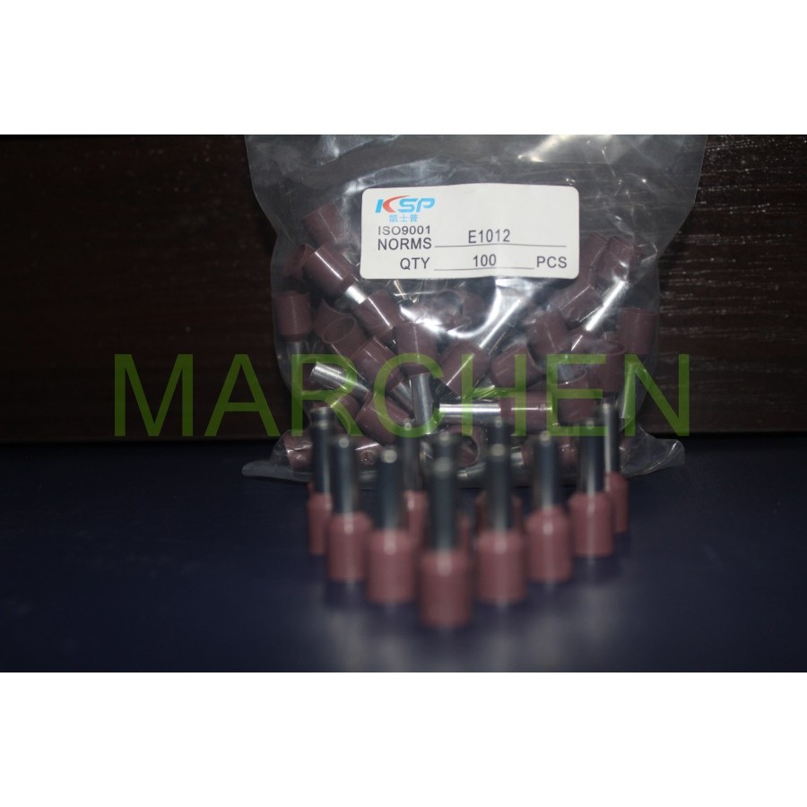 FERRULES E-1012 CHOCOLATE ฉนวน 10 มม. SKUN CABLE PLUG FORT