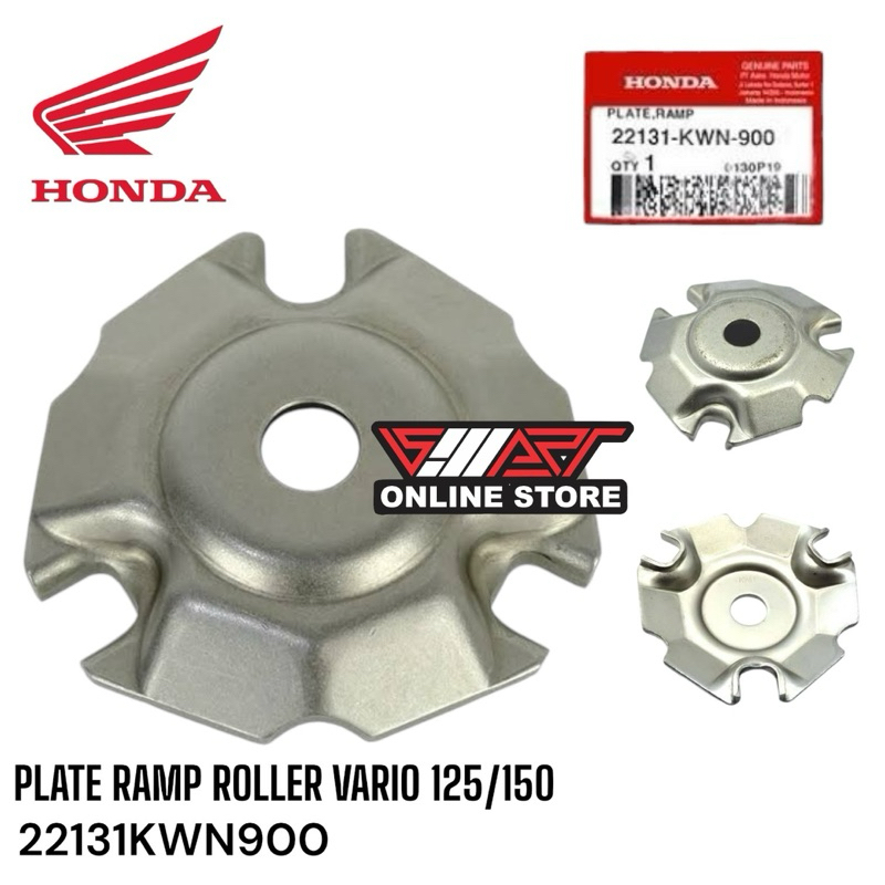 ฝาครอบลูกกลิ้ง / ROLLER RAMP PLATE VARIO 125/150 ORIGINAL (22131KWN900)