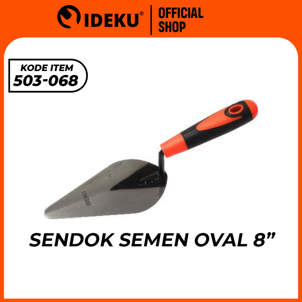 IDEKU OVAL CEMENT SPOON | OVAL CEMENT SHVEL 6" - 8"