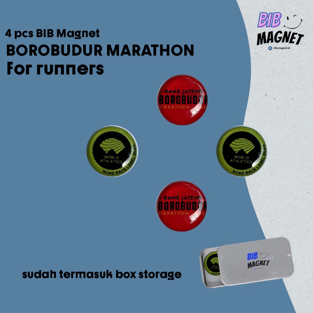 Bib Magnet - Borobudur Marathon